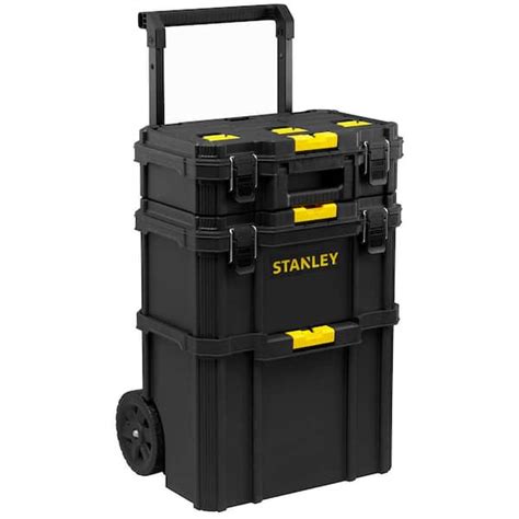 stanley metal tool box 3 in 1|stanley rolling workshop tower.